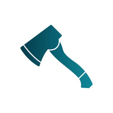 Balta simgesi, çizgi film tarzı. vektör illüstrasyonu                 