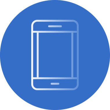 akıllı telefon simgesi, vektör illüstrasyonu basit tasarım