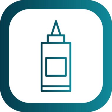 Yapıştırıcı ağ simgesi, vektör illüstrasyonu 