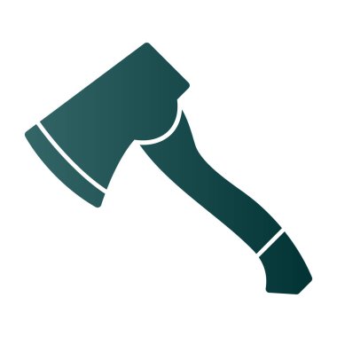 Balta simgesi, çizgi film tarzı. vektör illüstrasyonu                 