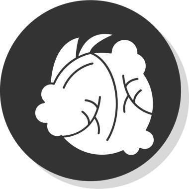 Tavuk yumurtası. Web simgesi basit illüstrasyon