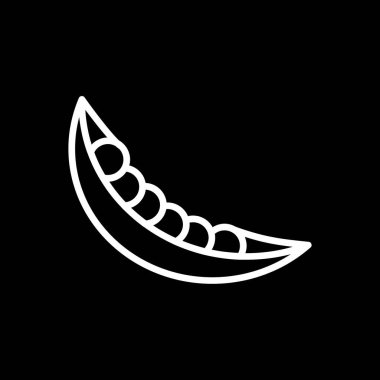 Ay ikonu vektör illüstrasyonu