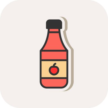 şişe simgesi vektör illüstrasyonu