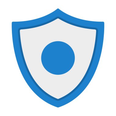 kalkan simgesi web basit illüstrasyon