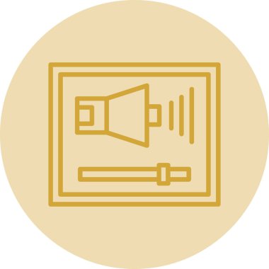 hoparlör vektör illüstrasyonu