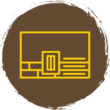 vektör dizüstü bilgisayar simgesi