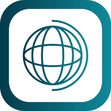 Yeryüzü ikonu vektör illüstrasyonuName                   