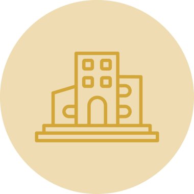 modern yapı web simgesi, vektör illüstrasyonu