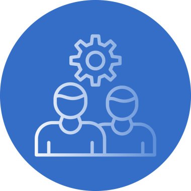 İnsan simgesinin vektör illüstrasyonu