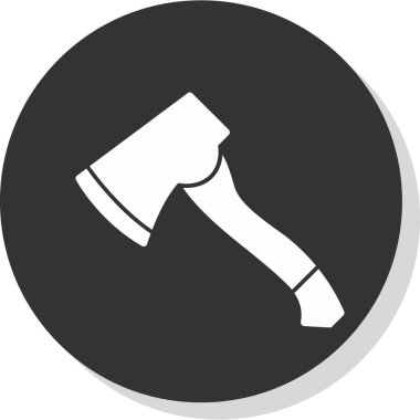 Balta simgesi, çizgi film tarzı. vektör illüstrasyonu                 