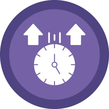 Saat simgesi vektör illüstrasyonu