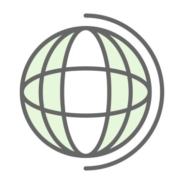 Yeryüzü ikonu vektör illüstrasyonuName                   