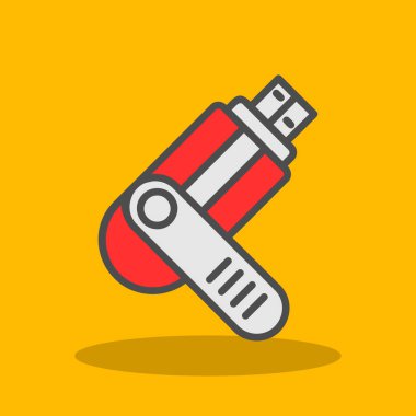 Tornavida Vektör Simgesi Tasarım İllüstrasyonu