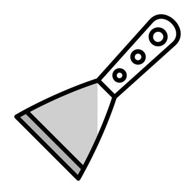 Modern Scraper simgesinin vektör illüstrasyonu           