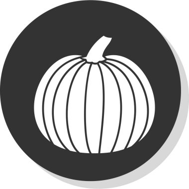 Pumpkin web icon vector illustration