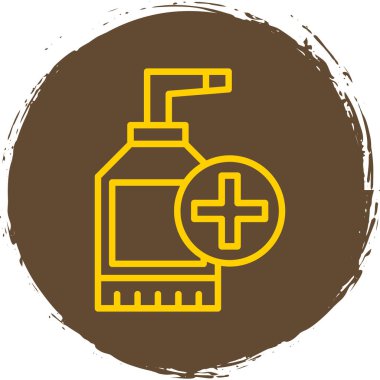 sanitizer bottle vector icon