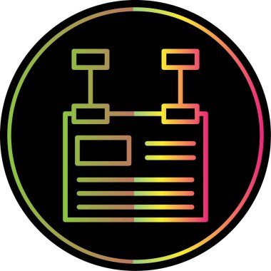 seo modern simgesinin vektör illüstrasyonu