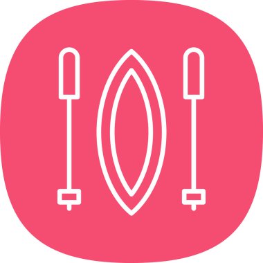 Modern bir simgenin vektör illüstrasyonu