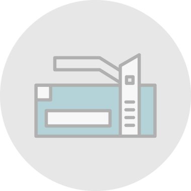 Modern b 'nin vektör illüstrasyonu eksik simgesi