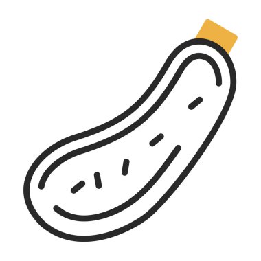 Kabak çorbası. Web simgesi basit illüstrasyon