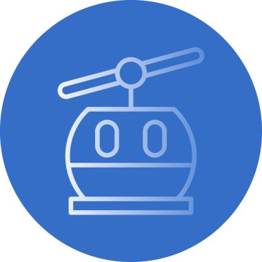 Tren simgesinin vektör illüstrasyonu