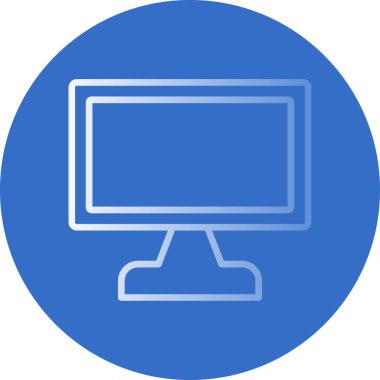 ekran simge vektör çizim 