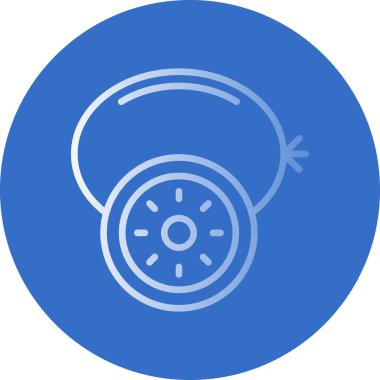 kivi meyve simgesi, web basit illüstrasyon