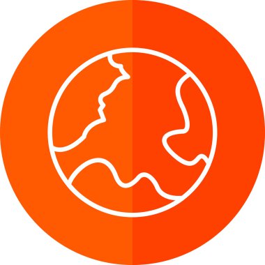 Yeryüzü ikonu vektör illüstrasyonuName                   