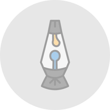 Lava lamp icon vector illustration