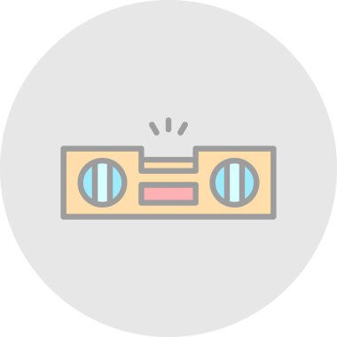 kamera düz vektör simgesi