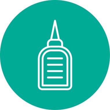 Yapıştırıcı ağ simgesi, vektör illüstrasyonu 