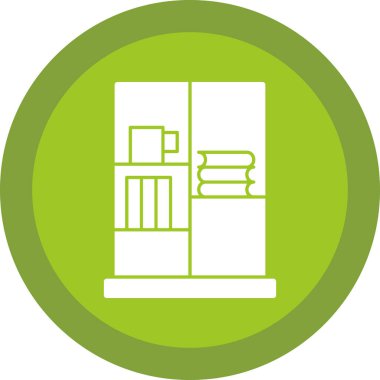 Kitap Davası ikon vektör illüstrasyonu