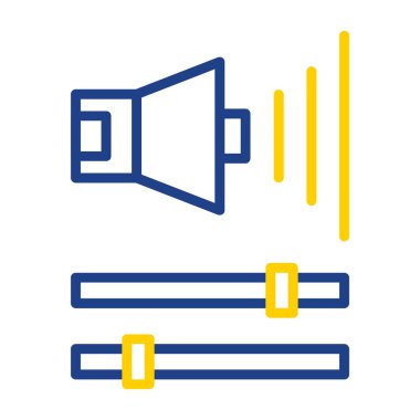 Ses Web simgesi, vektör çizim. 