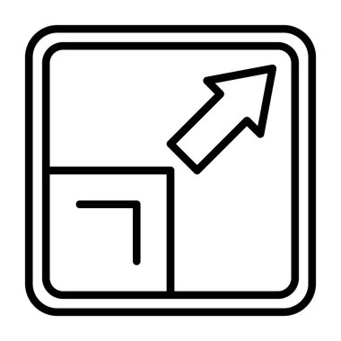 Ok. Web simgesi basit tasarım