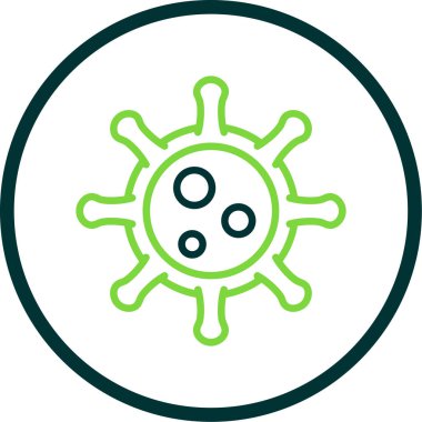 Virüs ikonu vektör illüstrasyonu