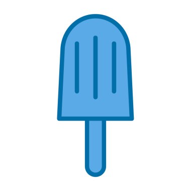 dondurma ikonu vektör illüstrasyonu