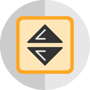 ok yönü simgesi doldurulmuş özet biçimi