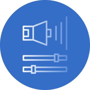 Ses Web simgesi, vektör çizim. 