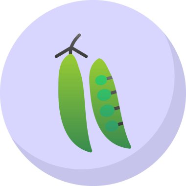 Bezelye. Web simgesi basit illüstrasyon           