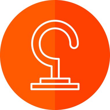 Bir b eksikliği simgesinin vektör çizimi