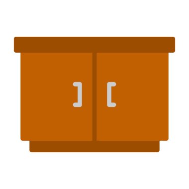 ahşap kutu izole simgesi