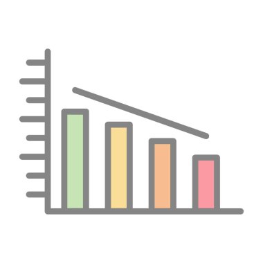 Grafik. Web simgesi basit illüstrasyon 