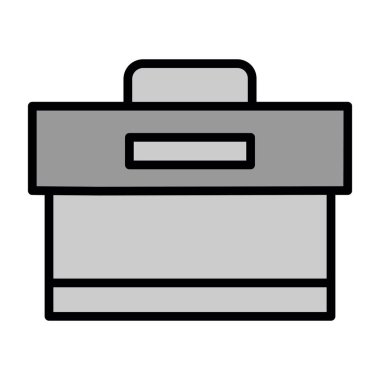 Çanta. Web simgesi basit tasarım