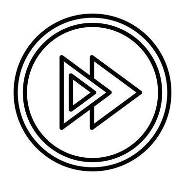 Çalma düğmesi simgesi, taslak biçimi