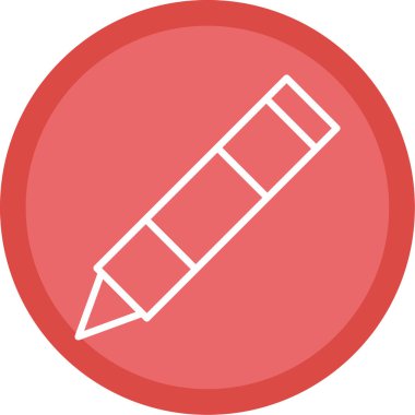 pastel boya simge vektör çizim