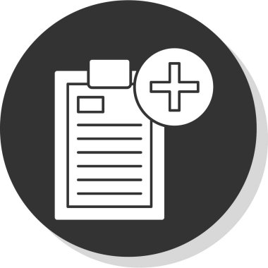 Belge simgesinin vektör illüstrasyonu