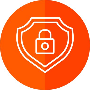 kalkan simgesi logo tasarımı element vektör çizimi 