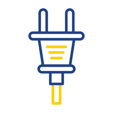 Plug web simgesi, simge illüstrasyonu