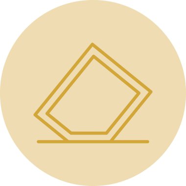 Elmas simgesinin vektör illüstrasyonu