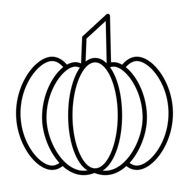 Pumpkin web icon vector illustration